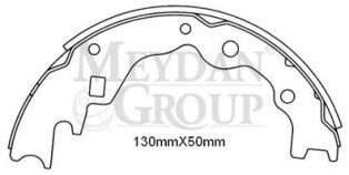KIA HI BESTA- MINIBÜS- 97/99; ARKA FREN PABUCU (130X50) (DAIWA)