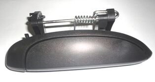 DACIA LOGAN- 04/08; ARKA KAPI DIS AÇMA KOLU SAG SIYAH (PÜTÜRLÜ) (BFN)