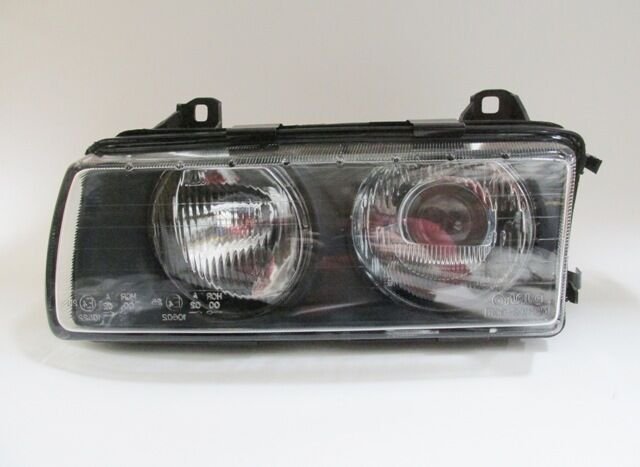 BMW 3 SERI- E36- SD/COUPE- 91/98; FAR LAMBASI SOL MAN/ELK (ÇIZGILI CAM) MERCEKLI SIYAH 4FISLI(DJ