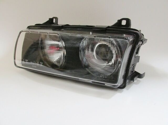 BMW 3 SERI- E36- SD/COUPE- 91/98; FAR LAMBASI SOL MAN/ELK (ÇIZGILI CAM) MERCEKLI SIYAH 4FISLI(DJ