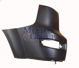 MITSUBISHI OUTLANDER- 08/12; ARKA TAMPON UCU SOL SIYAH (SIS DELIKLI) (BFN)
