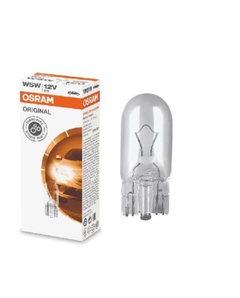 STANDART AMPUL- STOP/SINYAL/PARK/GÖSTERGE AMPULÜ; 12V/W5W (2825)(DUY W2,1x9,5D)OSRAM)