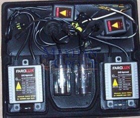 UNIVERSAL UNIVERSAL-; HID-H4 XENON AMPUL SETI 12V 6000KW (ZENON SET) (FAROLUX)