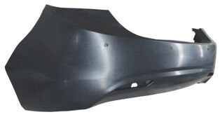 HYUNDAI ELANTRA- 11/14; ARKA TAMPON SIYAH (REFLEKTÖR DELIKLI KARLIKSIZ TIP) (FPI)