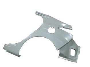 HYUNDAI ELANTRA- 11/15; ARKA ÇAMURLUK SOL GRI BOYALI (YAKIT DEPO DELIKLI) (SIMYI)