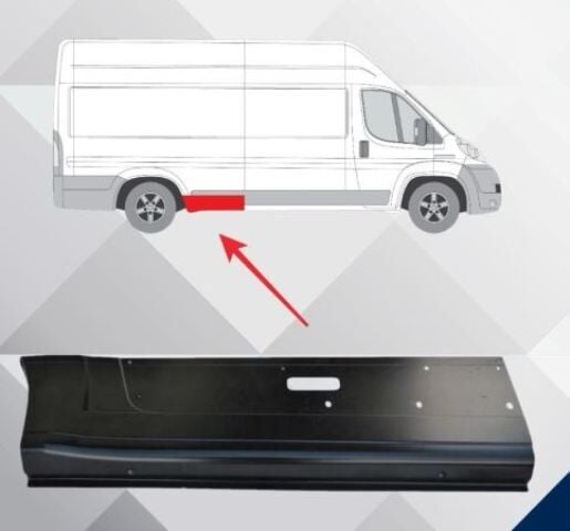 CITROEN JUMPER- 07/13; ARKA ÇAMURLUK AGZI ALT SACI SAG (ARKA TEKER ÖNÜ)
