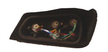PEUGEOT 306- HB- 97/00; MODIFIYE STOP LAMBASI SAG/SOLSET 2PARÇA KIRMIZI/NIKELAJLI(SIYAH ÇERÇEVE)