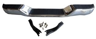 FORD RANGER- PICK UP- 98/07; ARKA TAMPON NIKELAJLI (ALTI OVAL)(BAGLANTI BRAKETLERI ILE) (FPI)