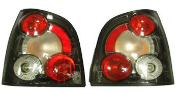 VOLKSWAGEN POLO- 5- 02/05; MODIFIYE STOP LAMBASI SAG/SOL SET 2 PARÇA SIYAH/KIRMIZI/KIRMIZI/BEYAZ