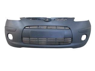 HYUNDAI I10- 08/11; ÖN TAMPON SIYAH (SIS DELIKLI/KENDINDEN BANTLI/ÇEKI DEMIRI KAPAKLI) (MY)