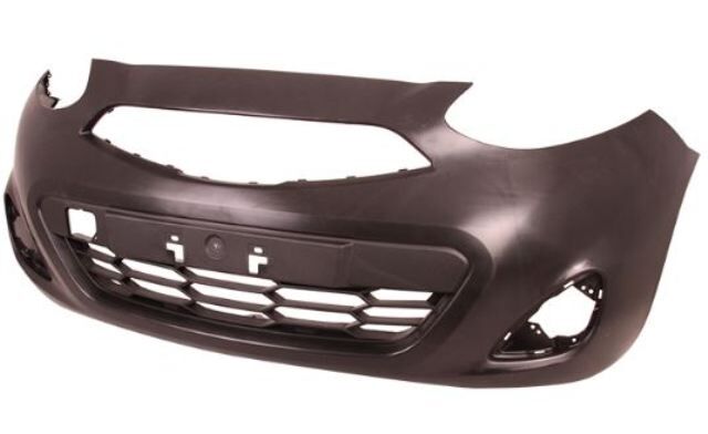 NISSAN MICRA- K13- 13/18; ÖN TAMPON SIYAH (SIS DELIKLI)(TÜV)(LM)