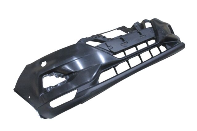 NISSAN QASHQAI- J11- 17/21; ÖN TAMPON SIYAH (SENSÖR DELIKLI/FAR YIKAMA DELIKLI)(TYG)