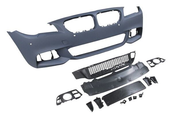 BMW 5 SERI- F10- 13/16; ÖN TAMPON ASTARL(SIS D.LI/IZGRALI/PLAKA PLASTIK/FAR.YIK.LI/SEN.D.)M-TECH/LCI