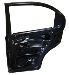 CHEVROLET AVEO- SD- 07/12; ARKA KAPI KOMPLE SAG (ÇELIK BARLI) SIYAH (BFN)