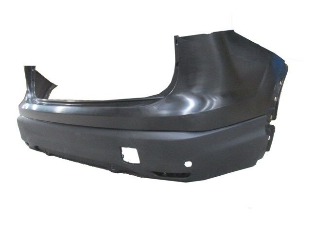 NISSAN QASHQAI- J11- 14/16; ARKA TAMPON SIYAH (SENSÖR DELIKLI) (TÜV) (TYG)