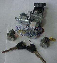 MAZDA 323- FAMILIA- 95/97; KONTAK KILIT SETI (2LI SET) (KONTAK/KAPI) (TERMIKLI) (TW)