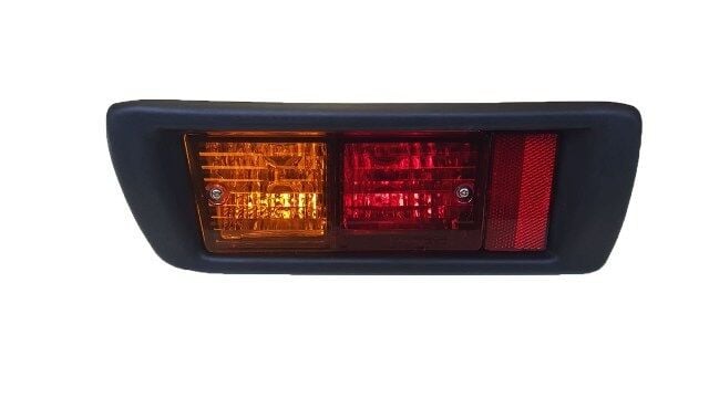 TOYOTA LANDCRUISER- PRADO- 99/02; ARKA TAMPON SIS LAMBASI SOL KIRMIZI/SARI