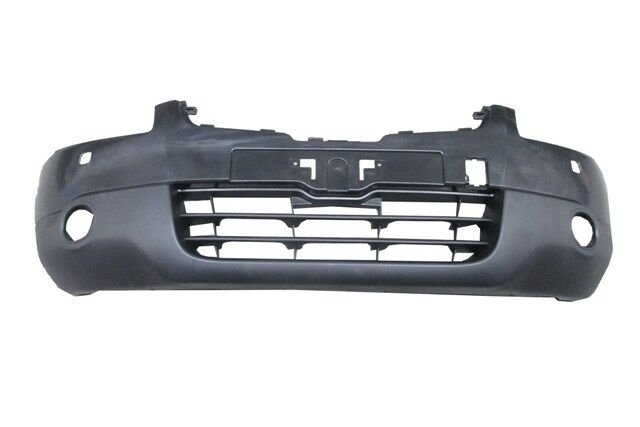 NISSAN QASHQAI- J10- 07/09; ÖN TAMPON SIYAH (FAR YIKAMA DELIKLI SIS VE DODIK DELIKLI TYG)