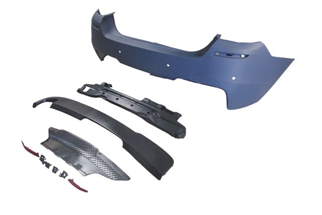 BMW 5 SERI- F10- 10/16; ARKA TAMPON ASTARLI(SEN.YUVALI/REFLEKTÖRLÜ/KARLIKLI)(TEK EGZ.D.LI)M-TECH-LCI