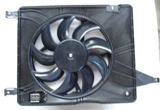 NISSAN QASHQAI- J10- 07/09; RADYATÖR FAN DAVLUMBAZI RESISTANSLI 9 KANAT (DIZEL TIP) (TW)