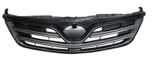 TOYOTA COROLLA- E150- 10/13; ÖN PANJUR SIYAH (GÜMÜS GRI KAPLAMALI) (ÜST KORUMA PLASTIKLI) (FPI)