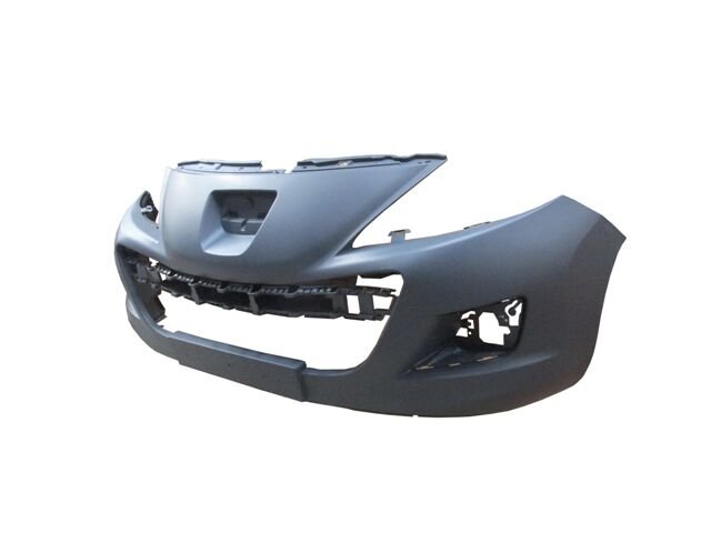 PEUGEOT 207- 09/12; ÖN TAMPON SIYAH (SIS/PANJUR DELIKLI) (TYG)