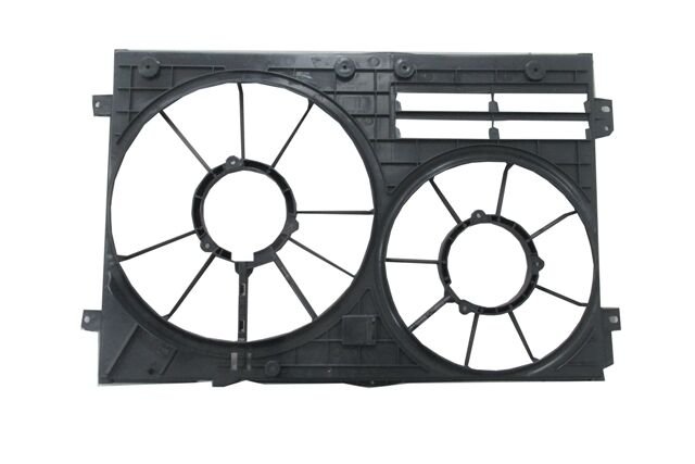 VOLKSWAGEN JETTA- 5- 06/10; RADYATÖR VE KLIMA FAN DAVLUMBAZI BOS GÖVDE (ÇIFTLI) (300W 363MM)