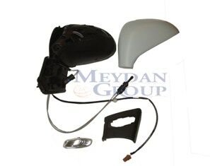 PEUGEOT 207- 06/12; KAPI AYNASI SOL MANUEL/SINYALLI/GRI KAPAKLI 2+2 FISLI (FAMELLA)