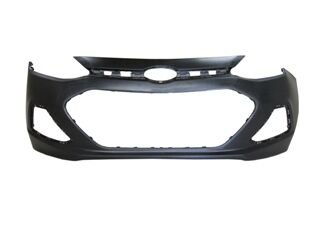 HYUNDAI I10- 13/16; ÖN TAMPON SIYAH (SIS/PANJUR DELIKI BFN)