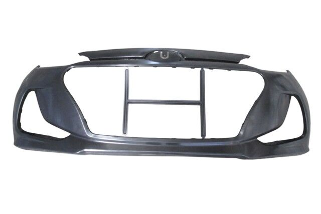 HYUNDAI I10- 16/19; ÖN TAMPON SIYAH (SIS/PANJUR DELIKI) (TYG)