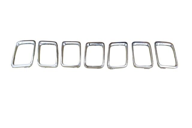 (YENİ ÜRÜN!!!)JEEP COMPASS- 16/20; ÖN PANJUR SET (7 PARÇA) (NIKELAJLI) (TYG)