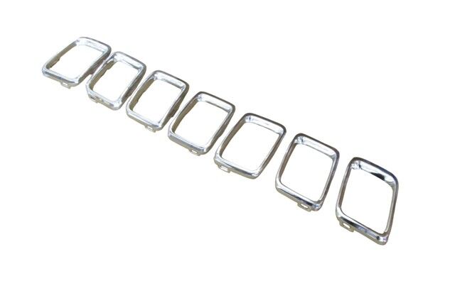 (YENİ ÜRÜN!!!)JEEP COMPASS- 16/20; ÖN PANJUR SET (7 PARÇA) (NIKELAJLI) (TYG)