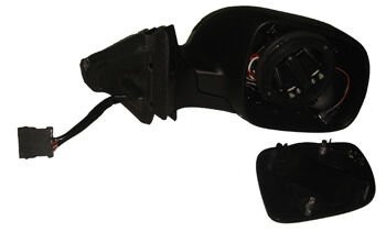 AUDI A3- 97/00; KAPI AYNASI SAG ELEKTRIKLI/ISITMALI SIYAH (TW)