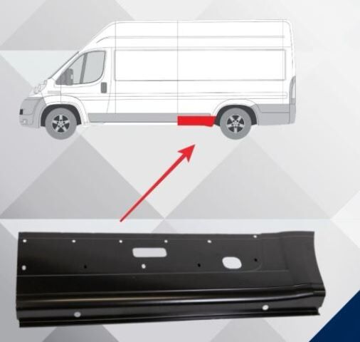 PEUGEOT BOXER- 07/13; ARKA ÇAMURLUK AGZI ALT SACI SOL (ARKA TEKER ÖNÜ)