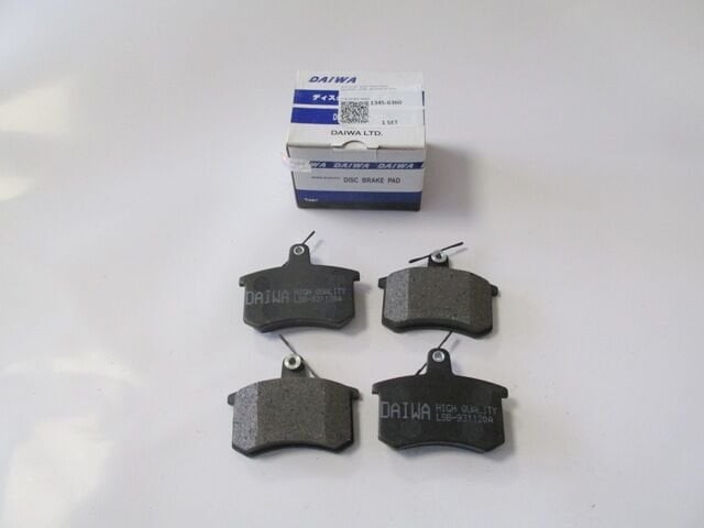 AUDI A6- 95/97; ARKA FREN BALATASI 1,8/1,9/2,0/2,5 (KABLOSUZ)(DISK) (86,8X66,6X16,5) (BRAMAX)