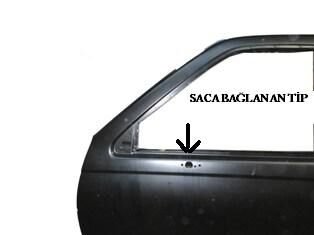 NISSAN SKYSTAR- PICK UP- D22- 97/02; ÖN KAPI KOMPLE R(AYNASI SACA BAGLANAN)TÜRKIYE TIPI)ICELI/ÇEKOMA