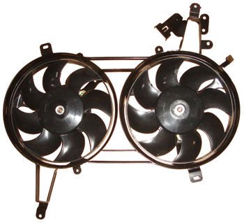 FIAT MAREA- 97/07; RADYATÖR FAN DAVLUMBAZI 1,9 JTD ÇIFTLI KOMPLE (SAC) (8+8 KANAT)