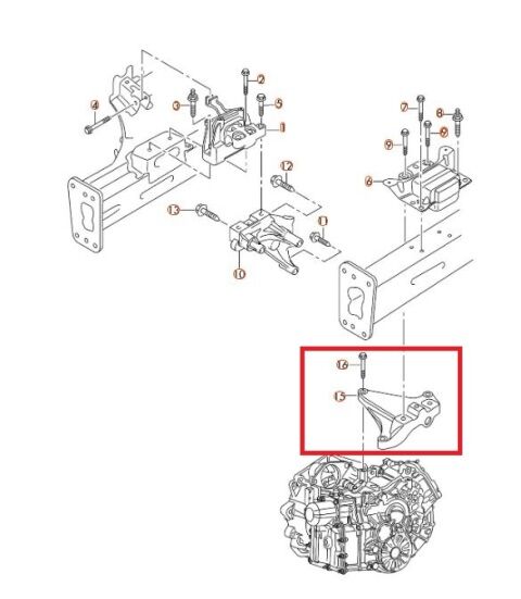 VOLKSWAGEN PASSAT- B7- 11/14; SANZUMAN BAGLANTI KULAGI (7 ILERI DSG)