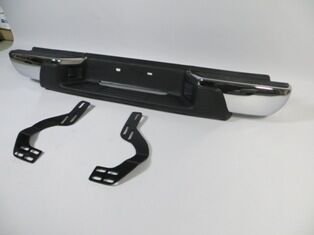 NISSAN SKYSTAR- PICK UP- D22- 97/02; ARKA TAMPON (NIKELAJLI(ÜSTÜ PLASTIKLI)(BAGLANTI AYAKLARI ILE)