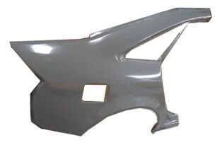 AUDI A6- 98/01; ARKA ÇAMURLUK SAG TAVANA KADAR (YAKIT DEPO DELIKLI) GRI (BFN)