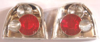VOLKSWAGEN GOLF- 3- 92/98; MODIFIYE STOP LAMBASI SAG/SOL SET 2 PARÇA NIKELAJLI (TYC)