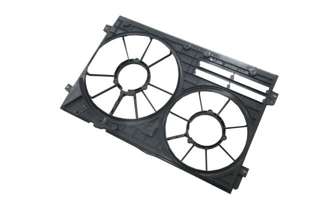AUDI A3- 05/08; RADYATÖR VE KLIMA FAN DAVLUMBAZI BOS GÖVDE (ÇIFTLI) (300W 363MM)