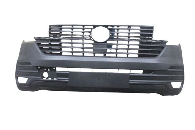 VOLKSWAGEN TRANSPORTER- T7.5- 19/24; ÖN TAMPON SIYAH PANJURLU/SENSÖR DELIKSIZ (PANELVAN)(TYG)