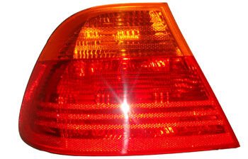 BMW 3 SERI- E46- COUPE- 98/03; DIS STOP LAMBASI SOL SARI/KIRMIZI DUYSUZ (TYC)